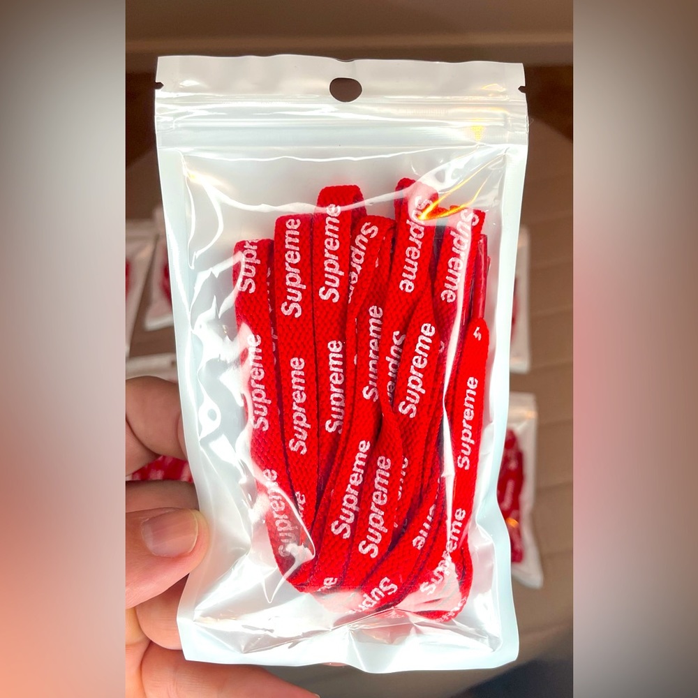 Red Supreme Shoelaces